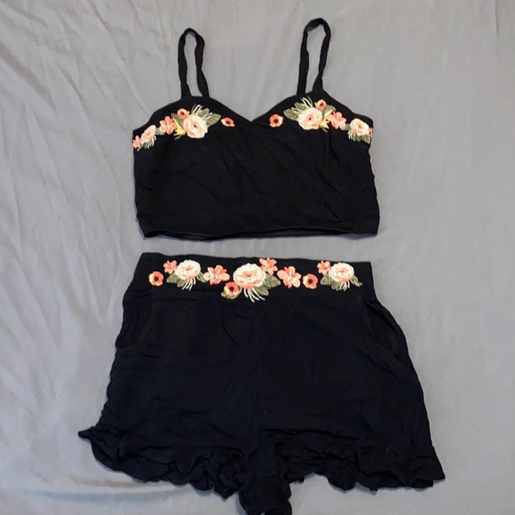 Xhilaration Other - Black two-piece set
